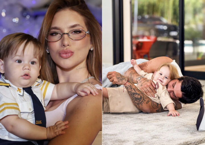 Virginia e Zé Felipe se declaram em aniversário do filho caçula José Leonardo