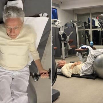 Caetano Veloso pratica exercício e brinca: “A meta é estar tão bem quanto o Ney Matogrosso”