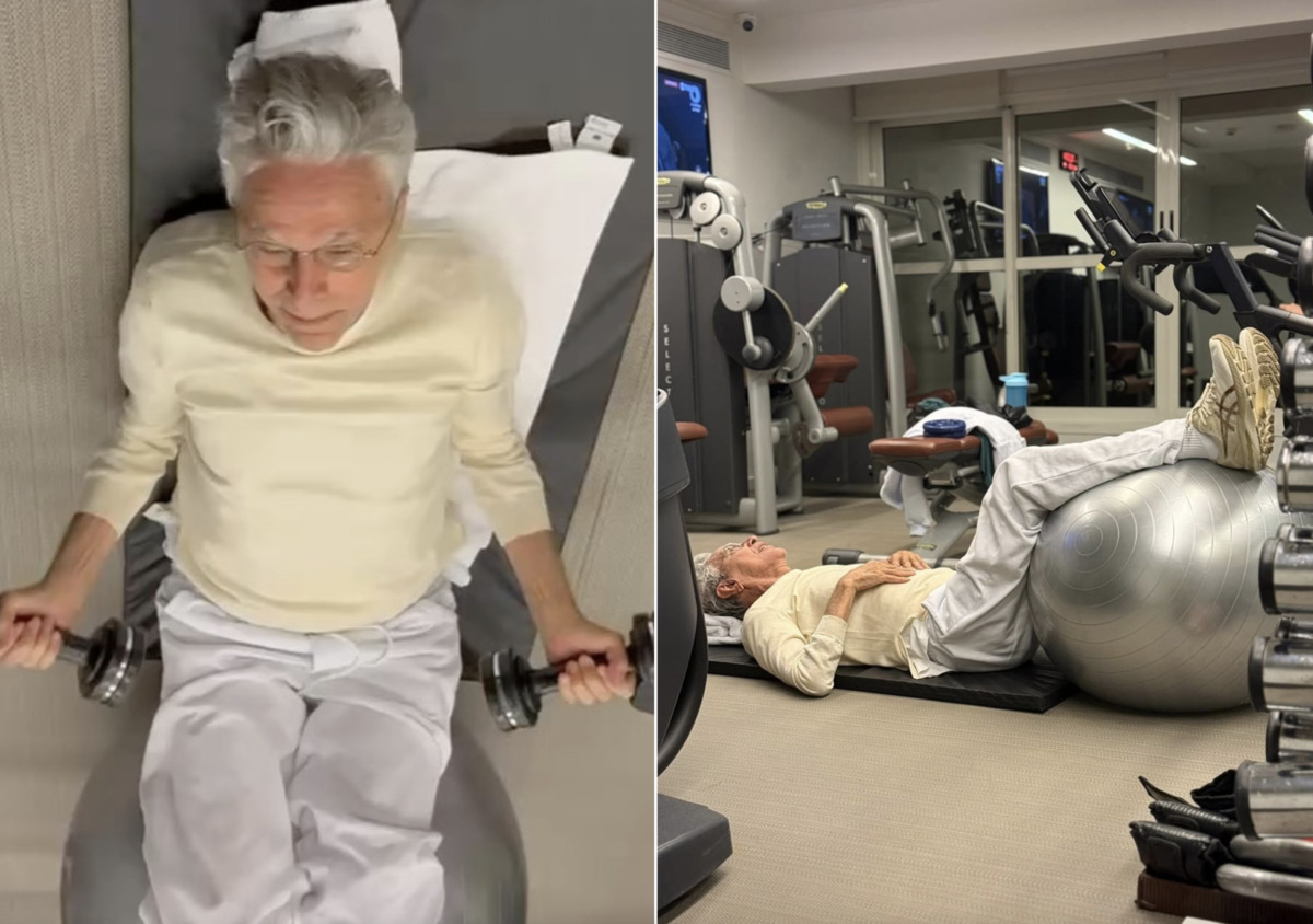 Caetano Veloso pratica exercício e brinca: “A meta é estar tão bem quanto o Ney Matogrosso”