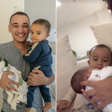 João Gomes encanta público ao mostrar momento fofo entre os filhos Jorge e Joaquim