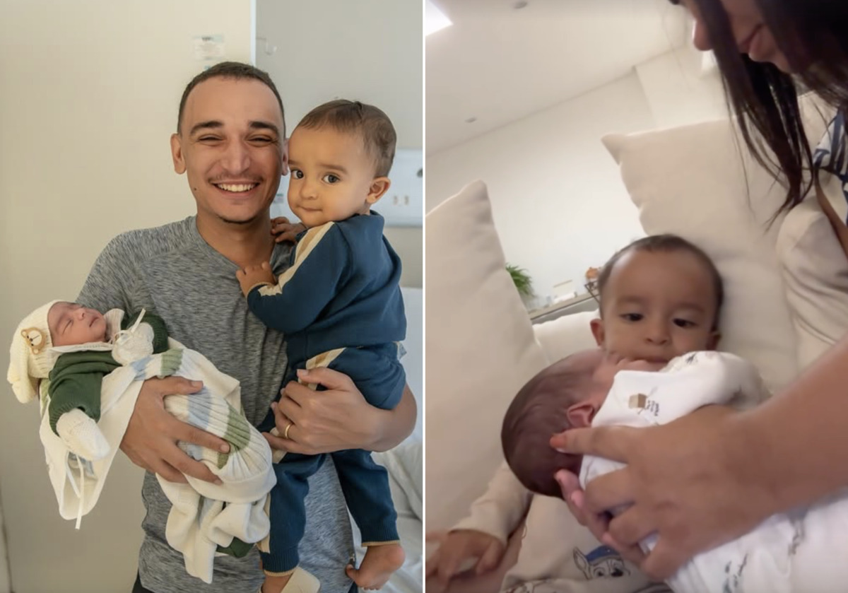 João Gomes encanta público ao mostrar momento fofo entre os filhos Jorge e Joaquim