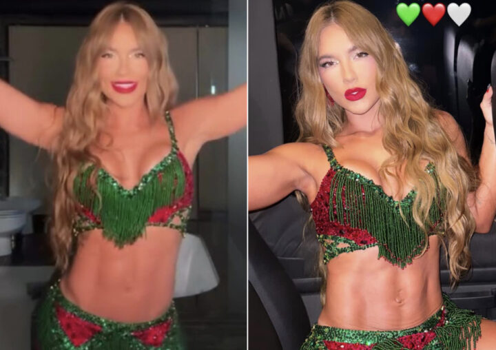 Virginia Fonseca é coroada rainha da Grande Rio com look feito com mais de 15 mil cristais