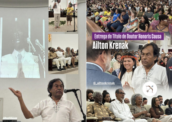 Ailton Krenak é homenageado com título Doutor Honoris Causa pela UFBA