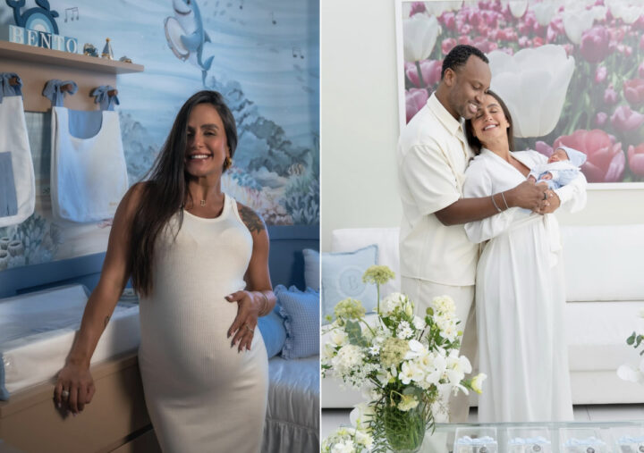 Carol Peixinho exibe detalhes do quarto do filho Bento: ‘Amor, cuidado e ternura’