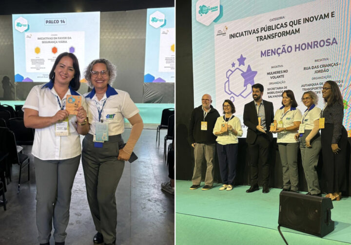 Salvador recebe menção honrosa em evento nacional de mobilidade pelo projeto ‘Mulheres no Volante’