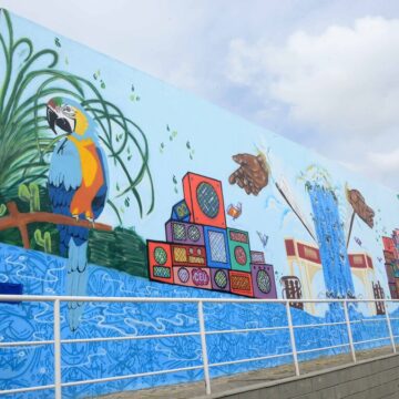 Salvador ganha mural que exalta a conexão entre Bahia e Benin