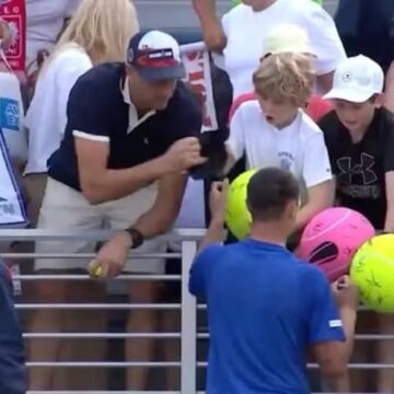 CEO se desculpa após pegar boné dado a criança por tenista no US Open: ‘Lição de humildade’