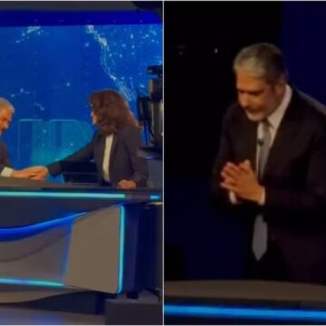 Filha de William Bonner mostra reação da redação após anúncio da saída do ‘Jornal Nacional’