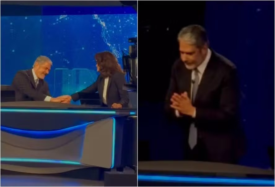 Filha de William Bonner mostra reação da redação após anúncio da saída do ‘Jornal Nacional’