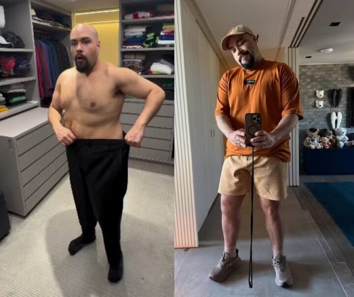 Tiago Abravanel mostra evolução em emagrecimento: ‘Pensava que seria impossível’