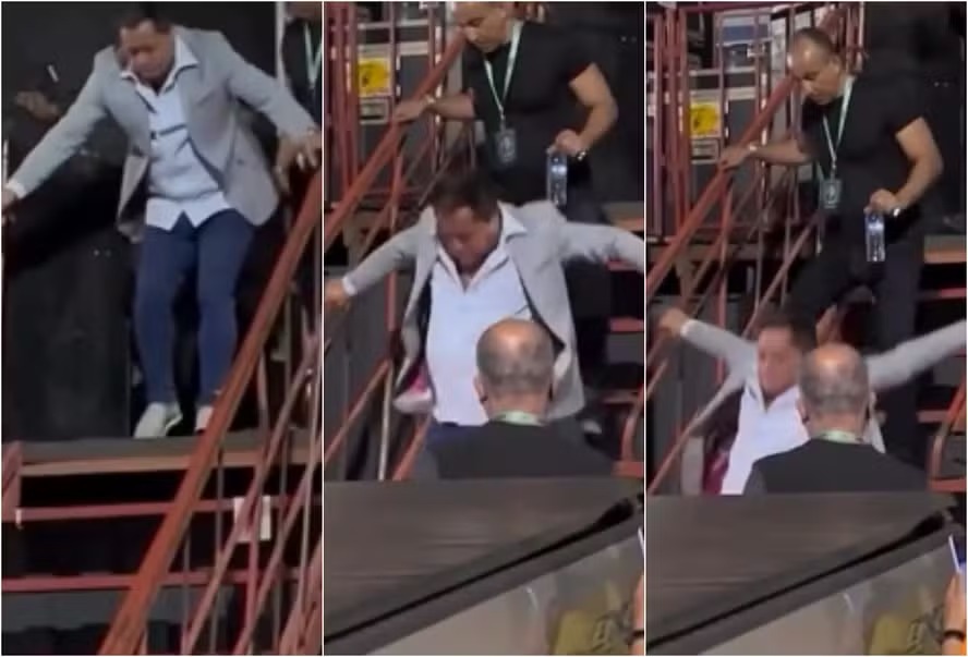 Zé Felipe faz piada com tombo de Leonardo: ‘Mergulhando nas incertezas do amor’