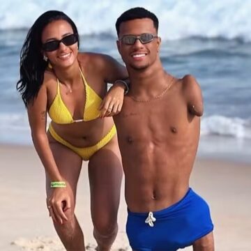 Campeão paralímpico Gabrielzinho e namorada se declaram na web: ‘Te amo’