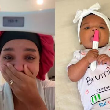 Brunna Gonçalves revela nova foto da filha Zuri ao comemorar 1 ano de gravidez