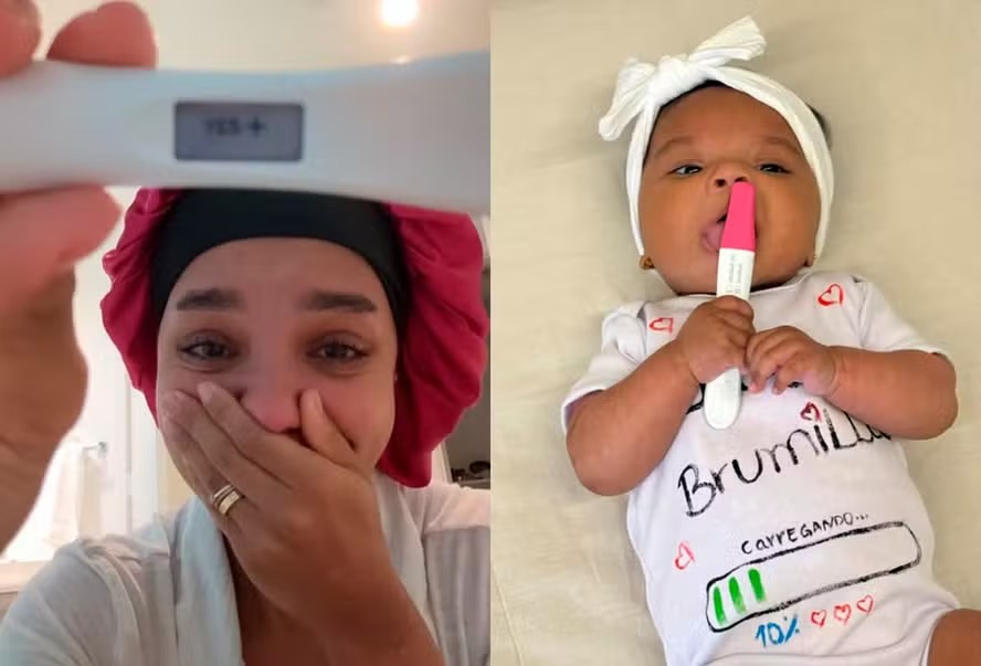 Brunna Gonçalves revela nova foto da filha Zuri ao comemorar 1 ano de gravidez