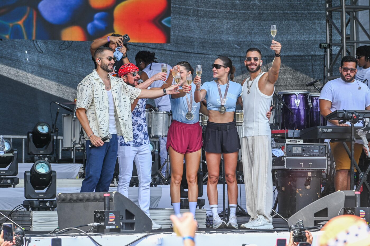 Rafa, Bell Marques, Pati Guerra, Mari Gonzalez e Pipo Marques