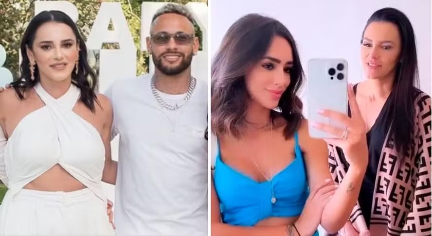 Mãe de Bruna Biancardi ‘se muda’ para mansão de Santos e irrita Neymar