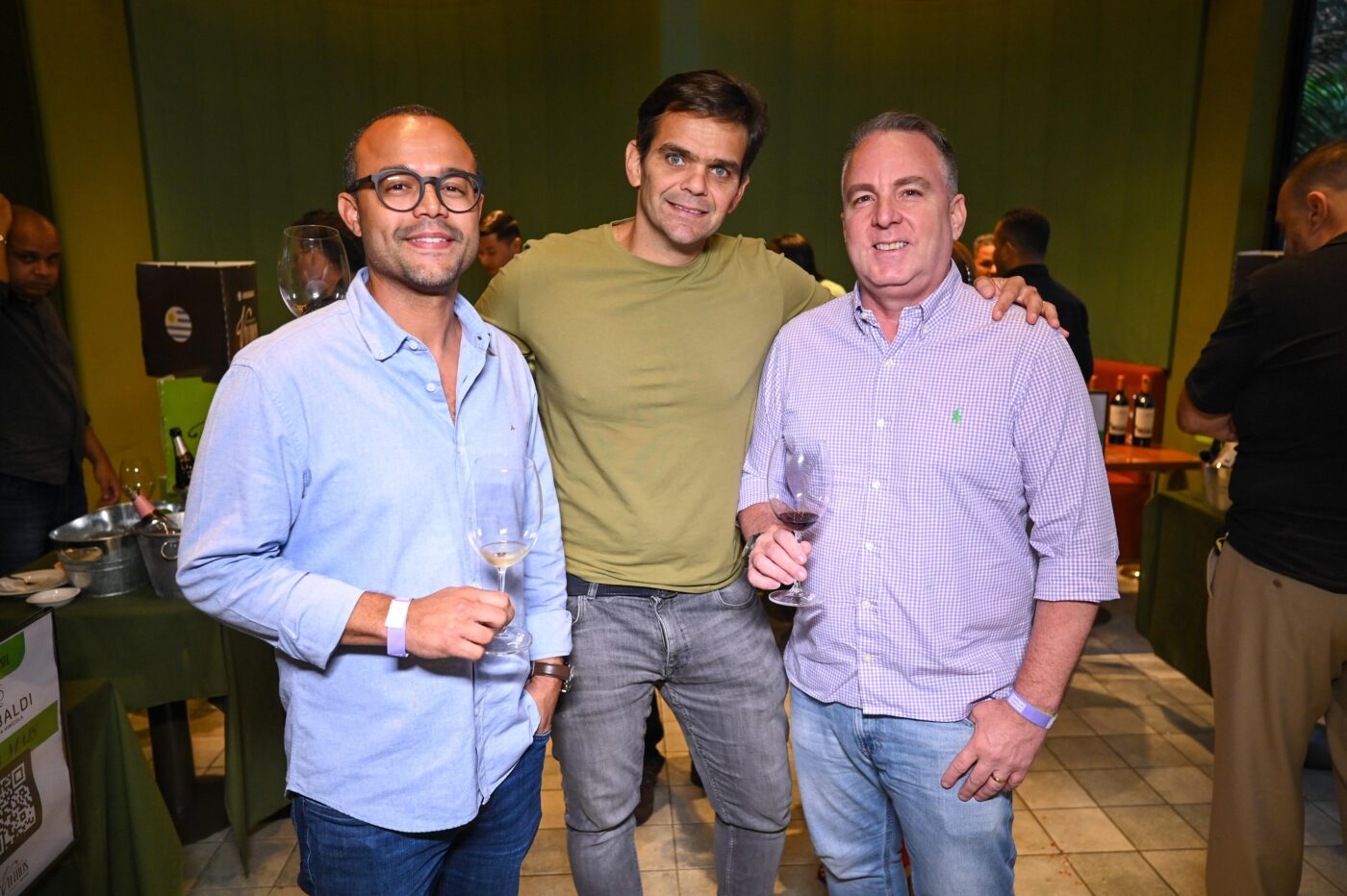 Diogo Liborio, Lucas Fernandes e Marco Smarcevscki