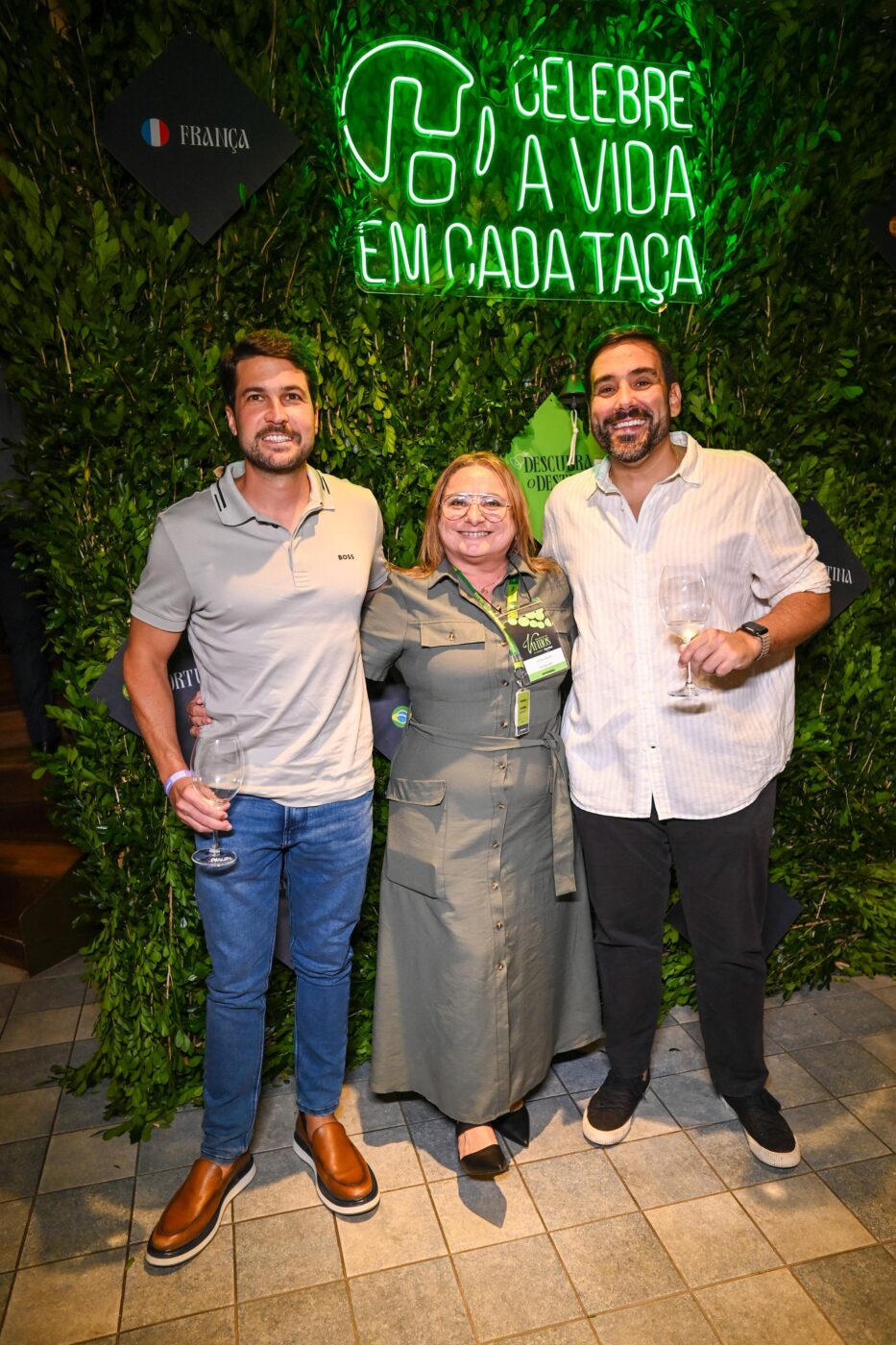 Philippe Franco, Luciene Carneiro e Felipe Almeida