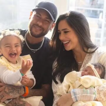 Babás de Mavie e Mel, filhas de Neymar, são escolhidas e assinam termo de confidencialidade