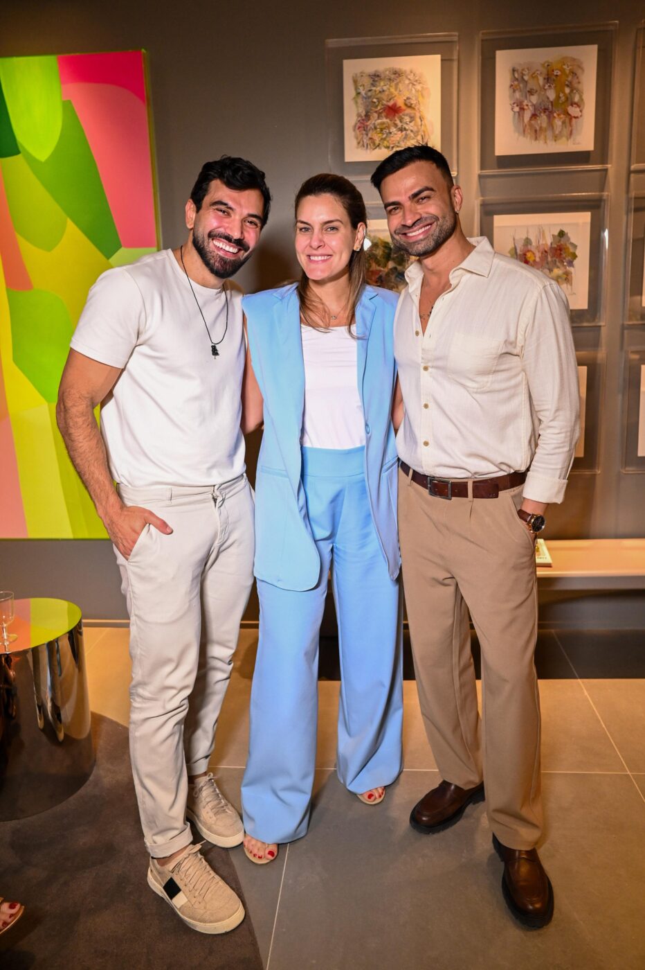 Adriano da Mota, Hannah Botelho e Flávio Moura