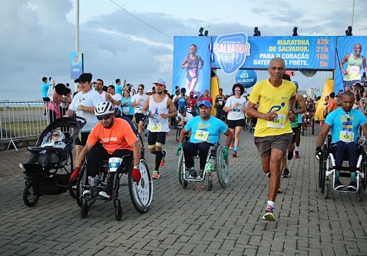 Atletas com deficiência se preparam para Maratona Salvador; prova ocorre em dia simbólico