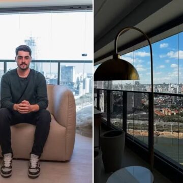 Aos 23 anos, filho cantor de Chitãozinho sai da casa dos pais e mostra novo apartamento em SP