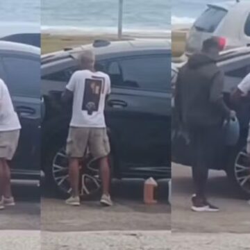 Romário deixa combustível de carrão de R$ 1,5 milhão acabar e enguiça no meio da rua