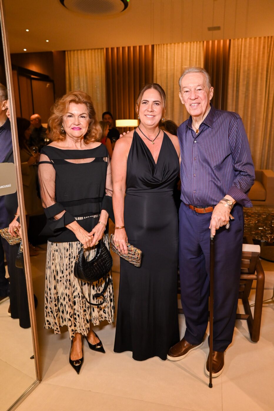 Ana Lucia Franklin, Aline Cangussú e Fernando Franklin
