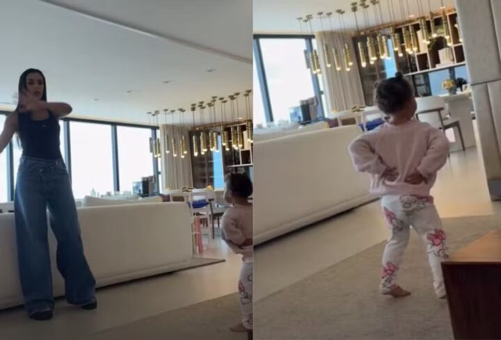 Neymar encanta seguidores ao mostrar Mavie e Bruna Biancardi dançando