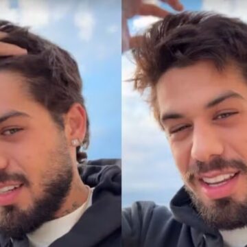 Após promessa, Zé Felipe revela que irá cortar o cabelo: ‘Propósito é propósito’