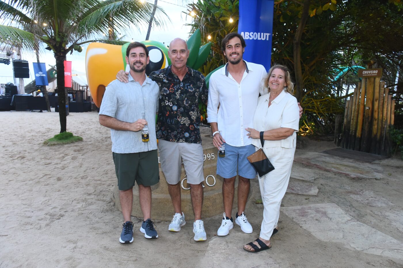 Gabriel, Lôro, Pedro e Hosana Imbassahy