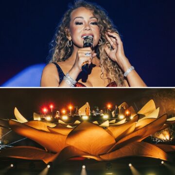 Mariah Carey canta em palco flutuante no Rio Guamá em noite de celebração da Amazônia