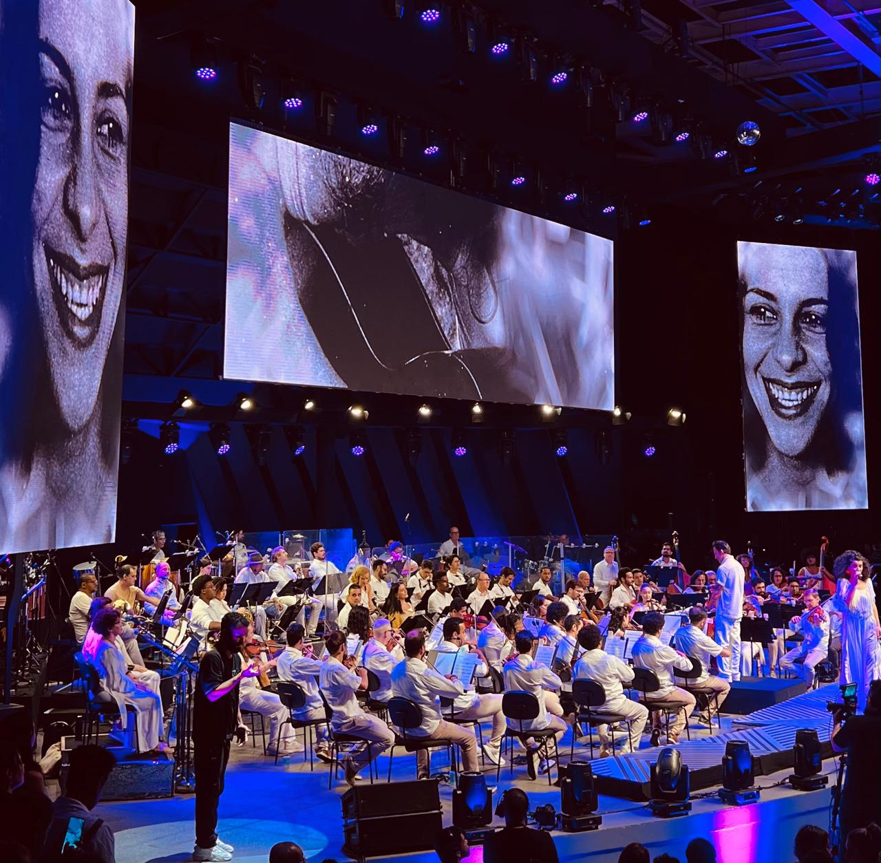 OSBA realiza concerto na Concha Acústica em homenagem aos 80 anos de Gal Costa