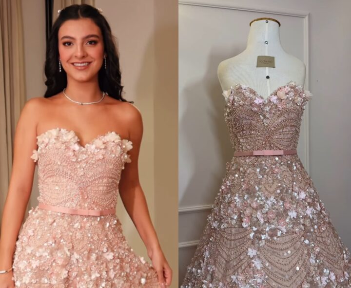 Vestidos de Antonela Braga para festa de 16 anos são de atelier de Salvador; confira detalhes