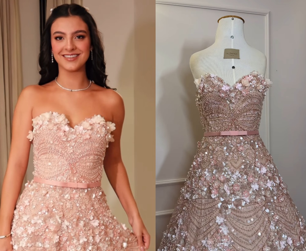 Vestidos de Antonela Braga para festa de 16 anos são de atelier de Salvador; confira detalhes