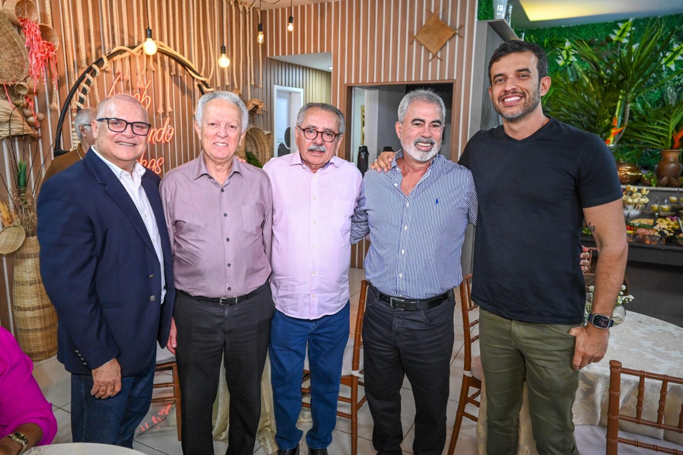 Affonso Henriques, Vicente Mattos, Francisco Cantalino, Roberto Teixeira e Mateus Marcolini