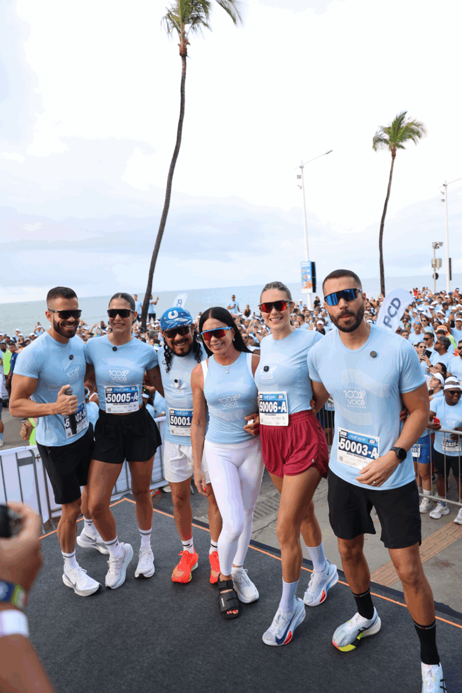 Pipo Marques, Mari Gonzalez, Bell, Aninha, Pati e Rafa Marques