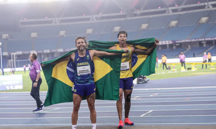Brasil soma 14 pódios em um dia e assume liderança no Mundial paralímpico de atletismo