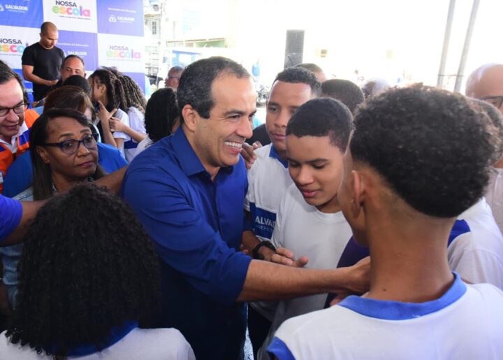 Bruno Reis anuncia reconstrução de escola em Salvador com piscina e salas climatizadas; obra terá investimento de R$ 15,8 milhões