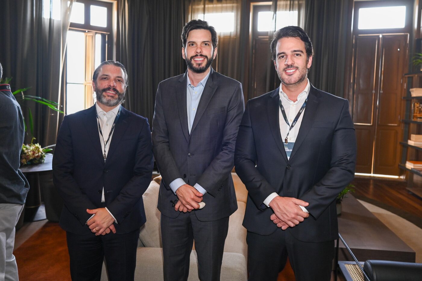 Emerson Souza, Pedro Dornas e Carlos Borel