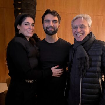 Paula Lavigne e Caetano Veloso posam com Silva após polêmica: ‘Por aqui tá tudo bem’