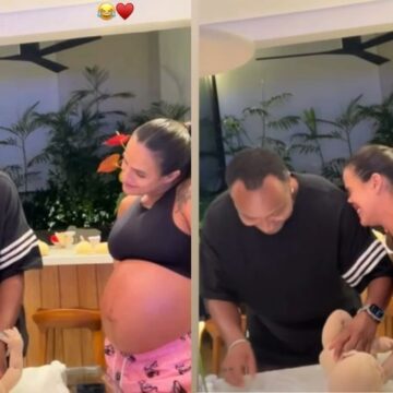 Carol Peixinho e Thiaguinho mostram preparativos para a chegada do filho Bento