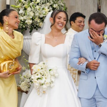Maiara e Maraisa se emocionam em casamento do irmão com médica; veja fotos