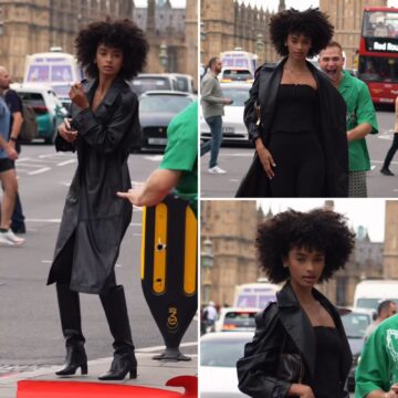 Modelo baiana Camille Vitória viraliza em vídeo de desfile surpresa nas ruas de Londres
