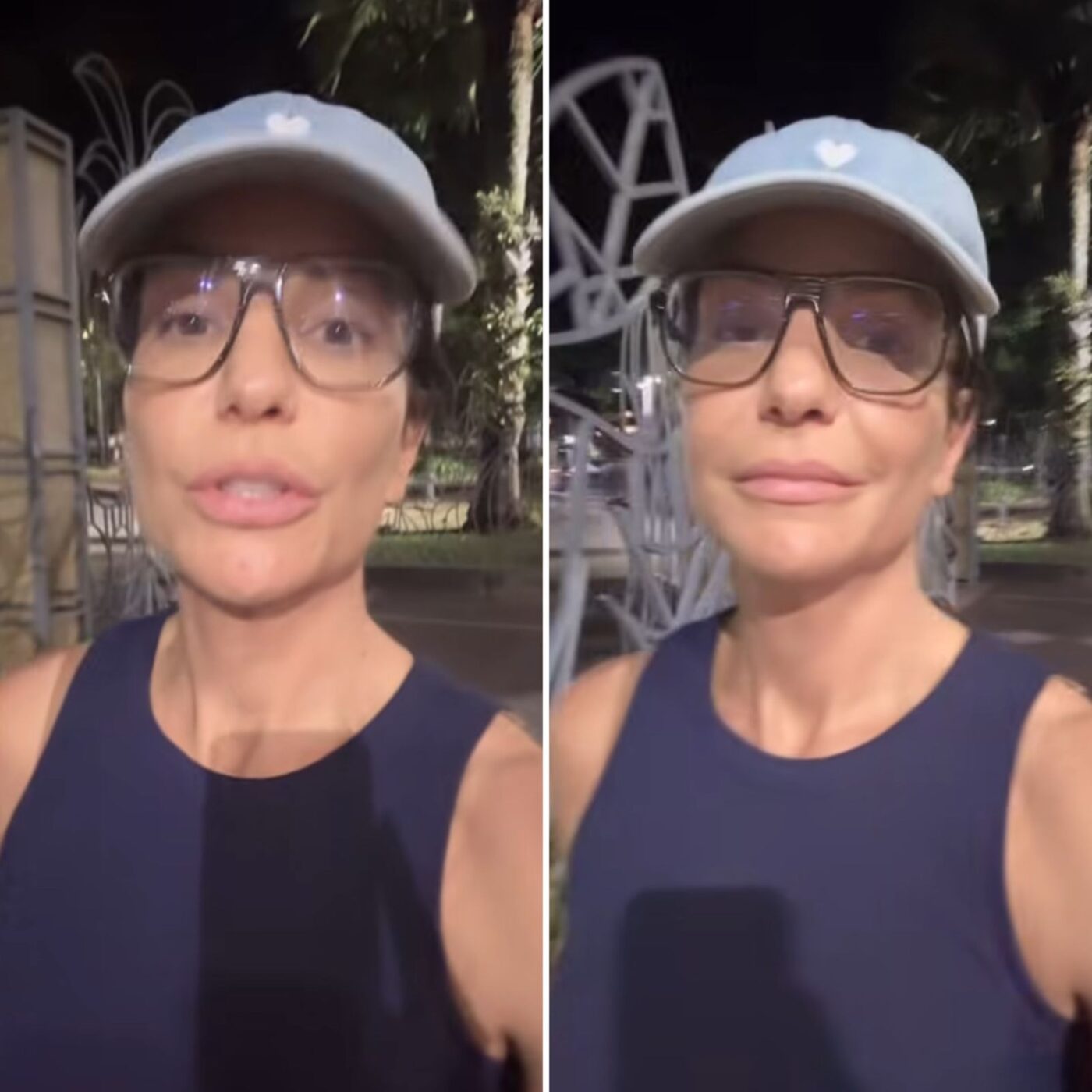Ivete Sangalo caminha sozinha pelo Campo Grande e desabafa: ‘Espairecer a mente’