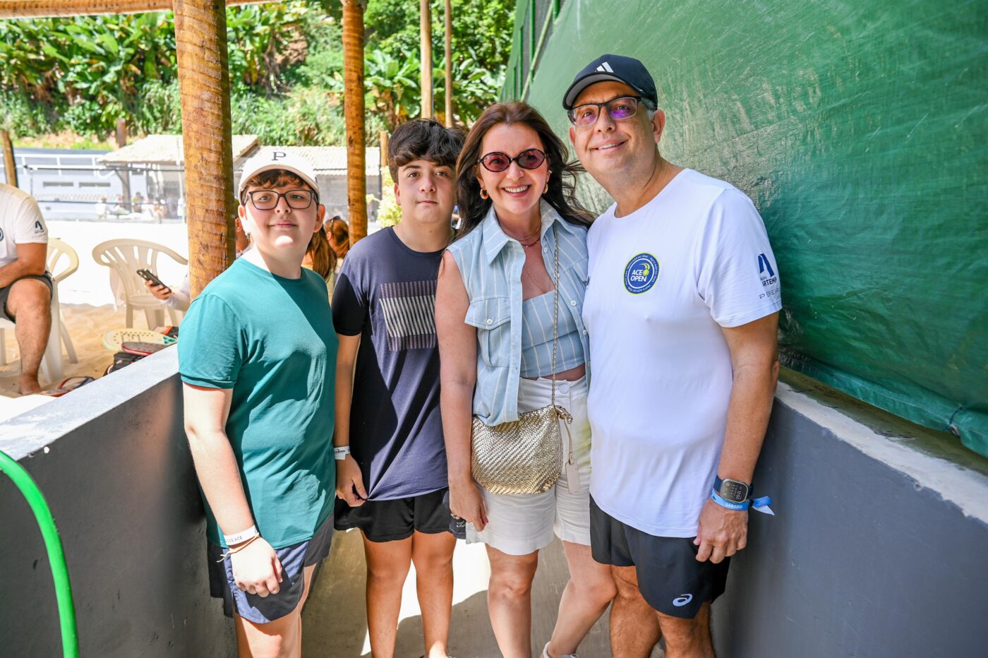 Pedro, Hugo, Nanci e Hugo Ramos