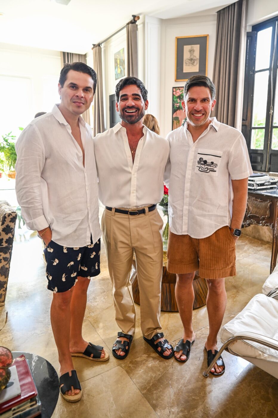 Diego Fernandes, Marlon Gama e Cézar Guerra