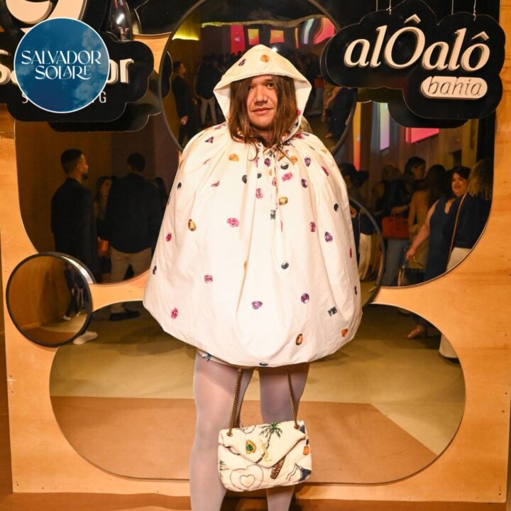 Dudu Barros aposta em look poderoso para prestigiar o Salvador Solare: ‘Evento de milhões’