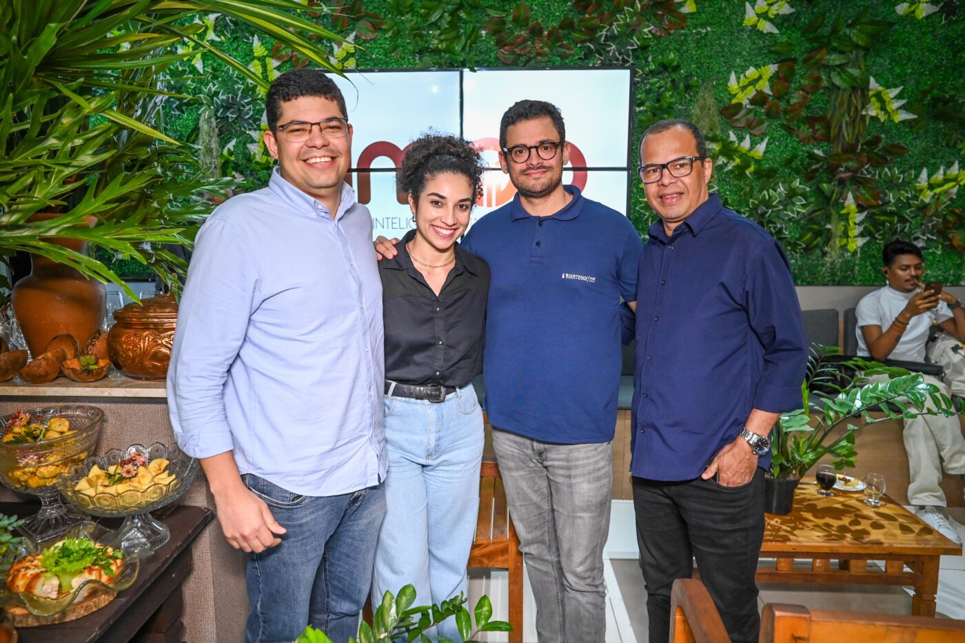 Felipe Pitanga, Aline Lima, Lauro Paraguassu e Marcelo Fiaes