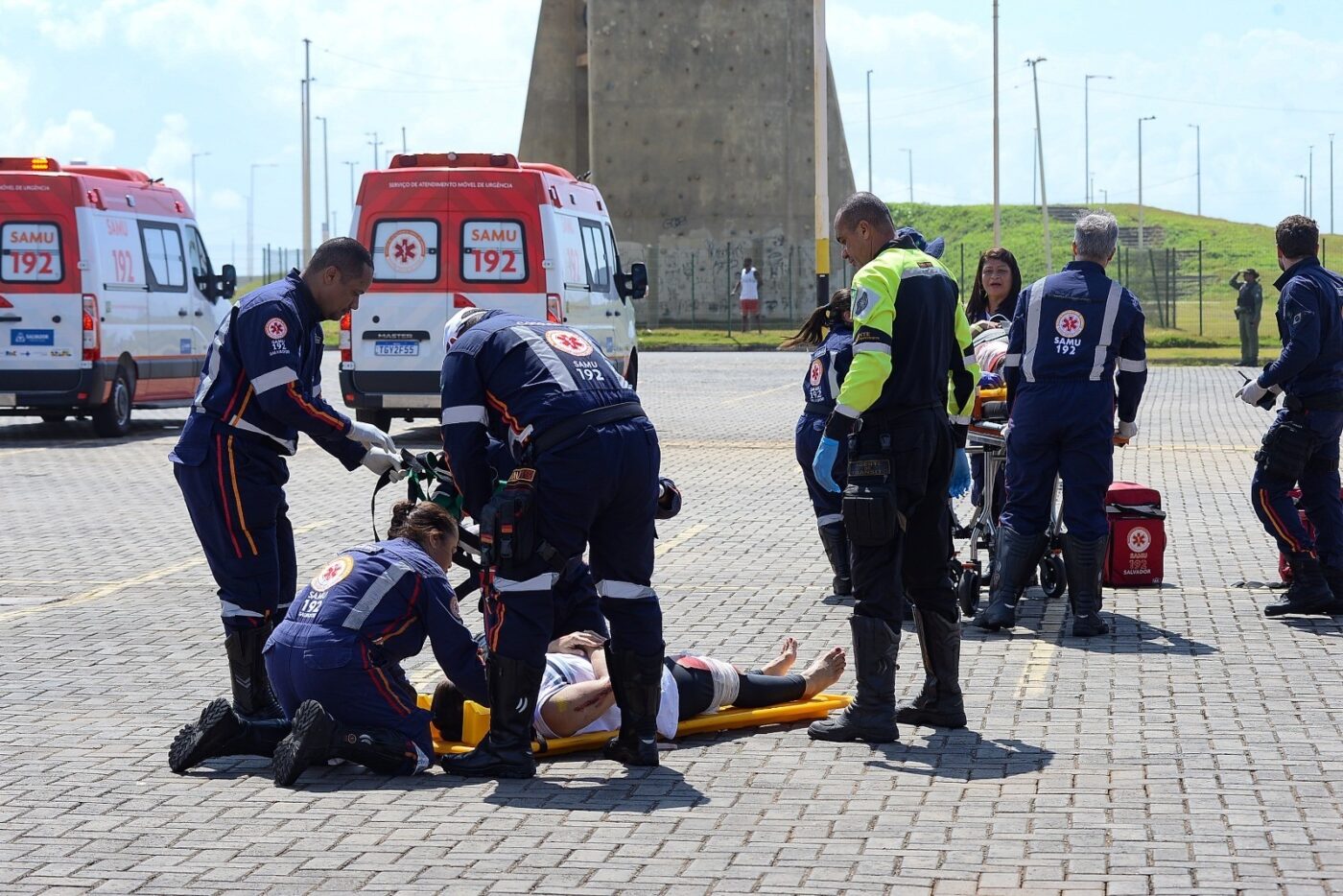 Salvador realiza simulado de emergência com múltiplas vítimas durante congresso de enfermagem
